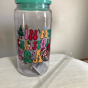 Colorful Christmas Themed Tumbler